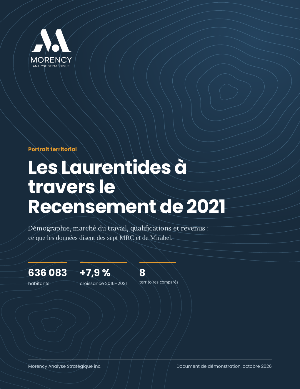 Couverture du document « Les Laurentides à travers le Recensement de 2021 »